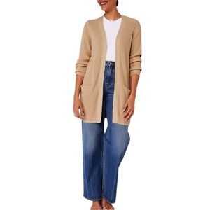 Old Navy Long Line Open Front Cardigan Sweater Duster Size L NWOT